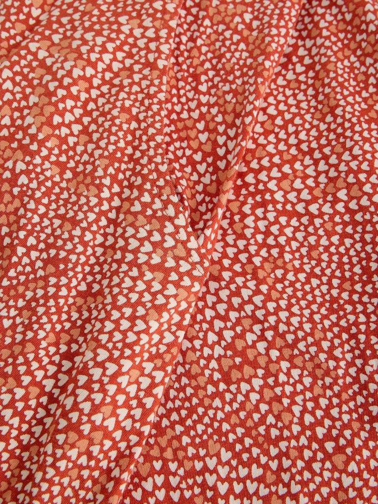 Rua Jersey Collared Midi Dress in RED PR - FLAT DETAIL