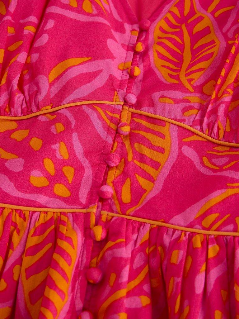 Leela Midi Dress in PINK PR - FLAT DETAIL