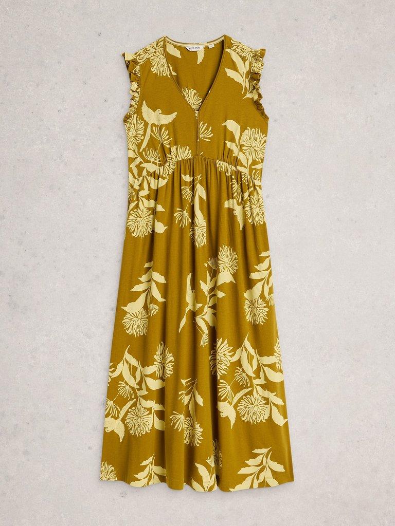Lorna Jersey Maxi Dress in CHART PR - FLAT FRONT