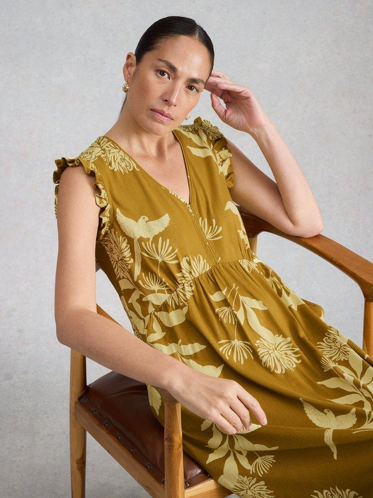 Lorna Jersey Maxi Dress in CHART PR - LIFESTYLE