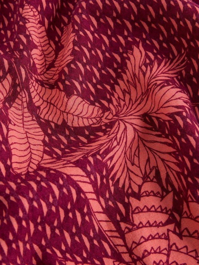 Kate Linen Blend Dress in PINK PR - FLAT DETAIL