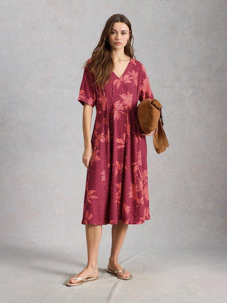 Kate Linen Blend Dress in PINK PR - LIFESTYLE