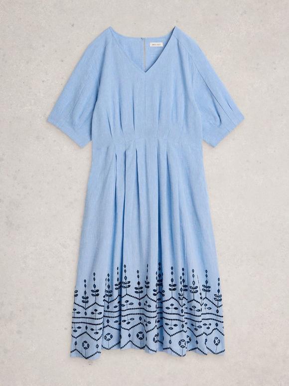 white stuff embroidered dress White Stuff 444296 Aurora Embroidered Dress