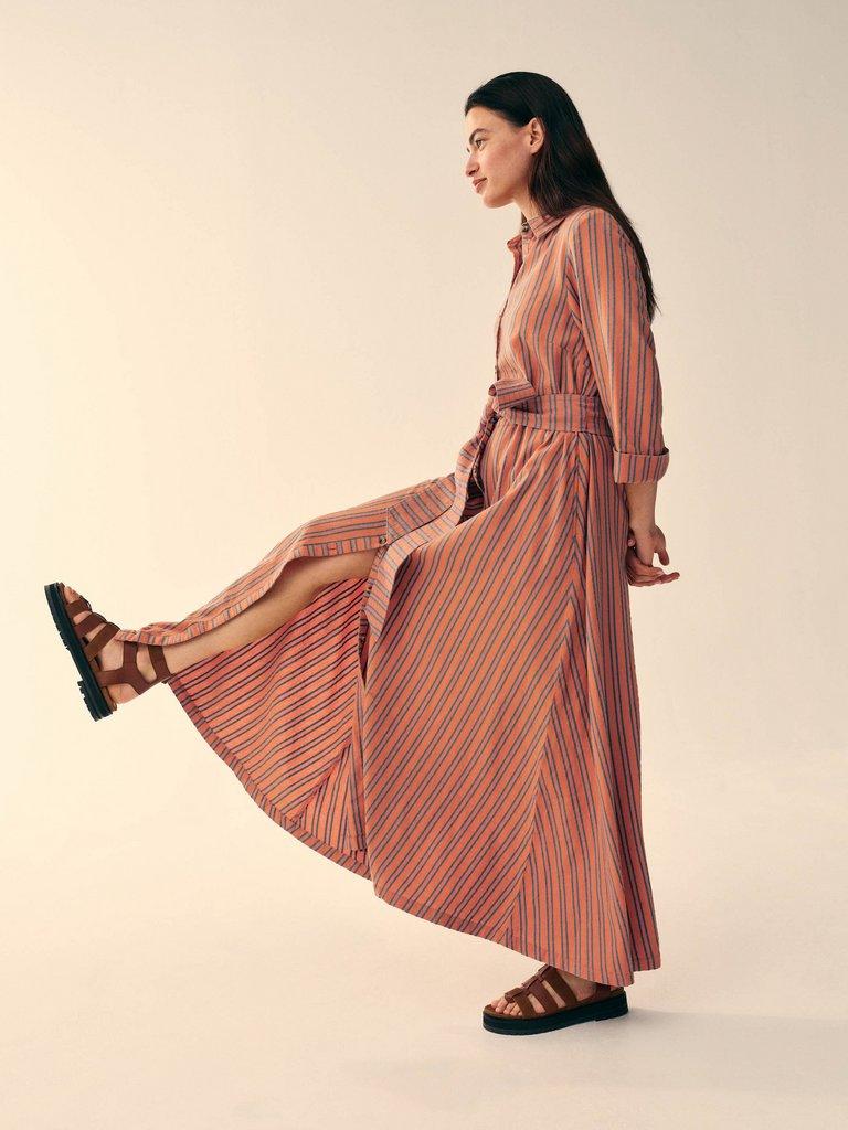 Soma Shirt Dress in ORANGE MLT - LIFESTYLE