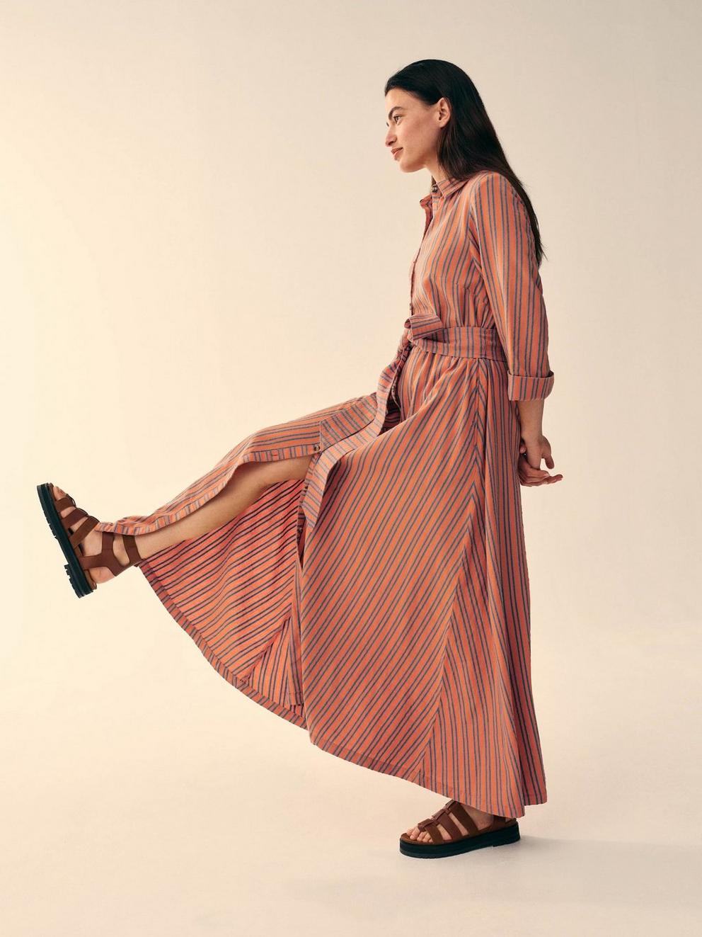 Soma Shirt Dress in ORANGE MLT - LIFESTYLE
