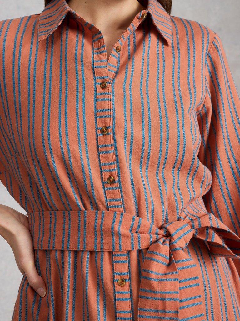 Soma Shirt Dress in ORANGE MLT - MODEL DETAIL