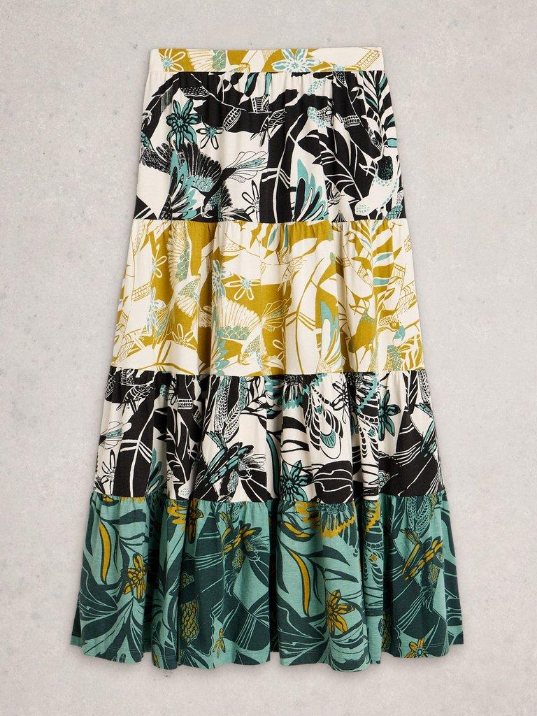 Clementine Jersey Maxi Skirt in IVORY MLT - FLAT FRONT