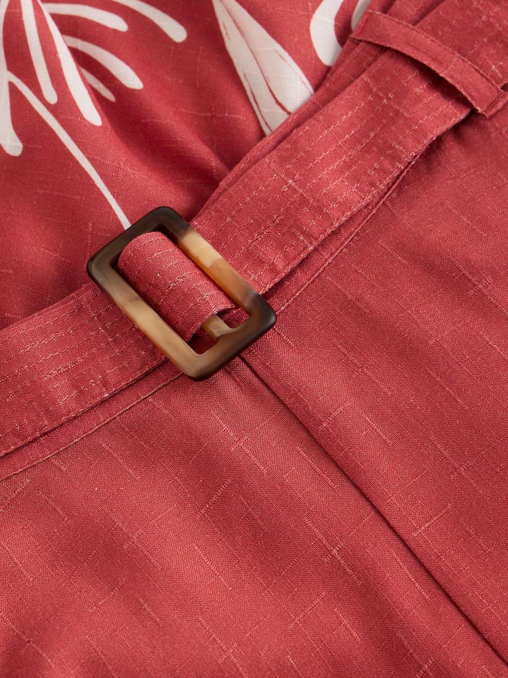 Darcie Midi Skirt in PINK PR - FLAT DETAIL