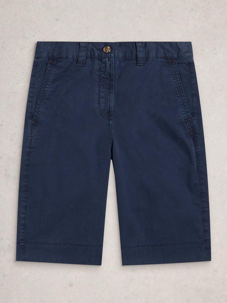 Heidi Chino Short in DARK NAVY - FLAT FRONT