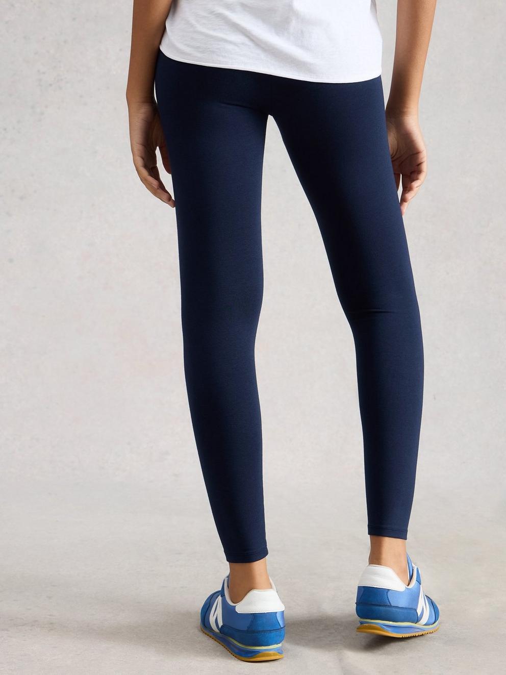 Margot Legging in DARK NAVY - MODEL BACK