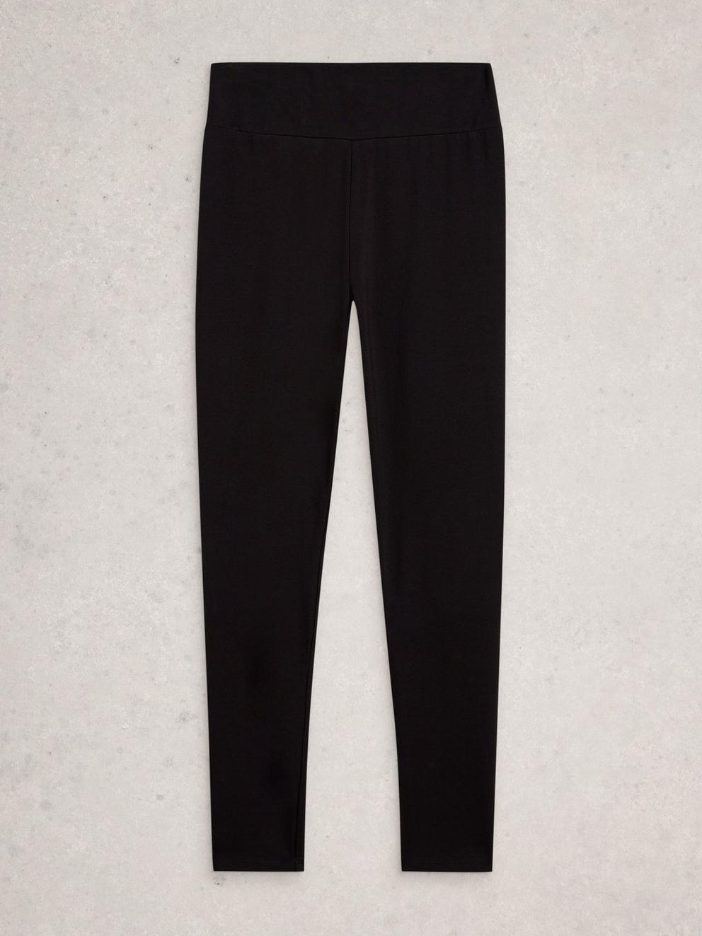 Margot Legging in PURE BLK - FLAT FRONT