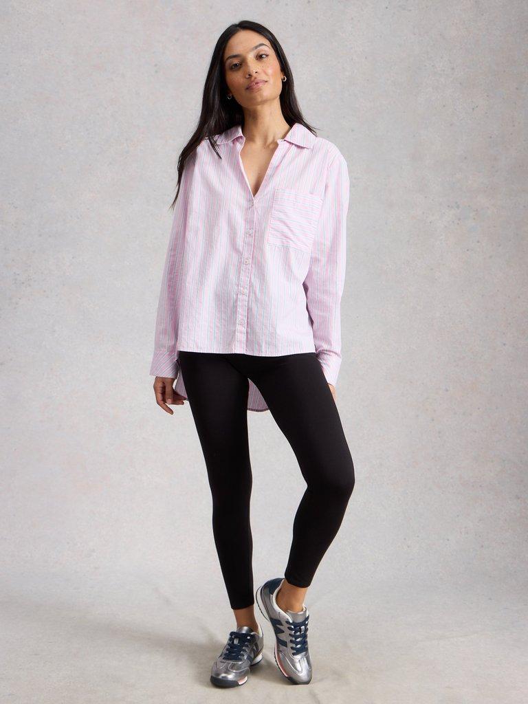 Margot Legging in PURE BLK - MODEL FRONT