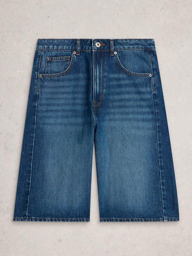 Jodi Jort in MID DENIM - FLAT FRONT