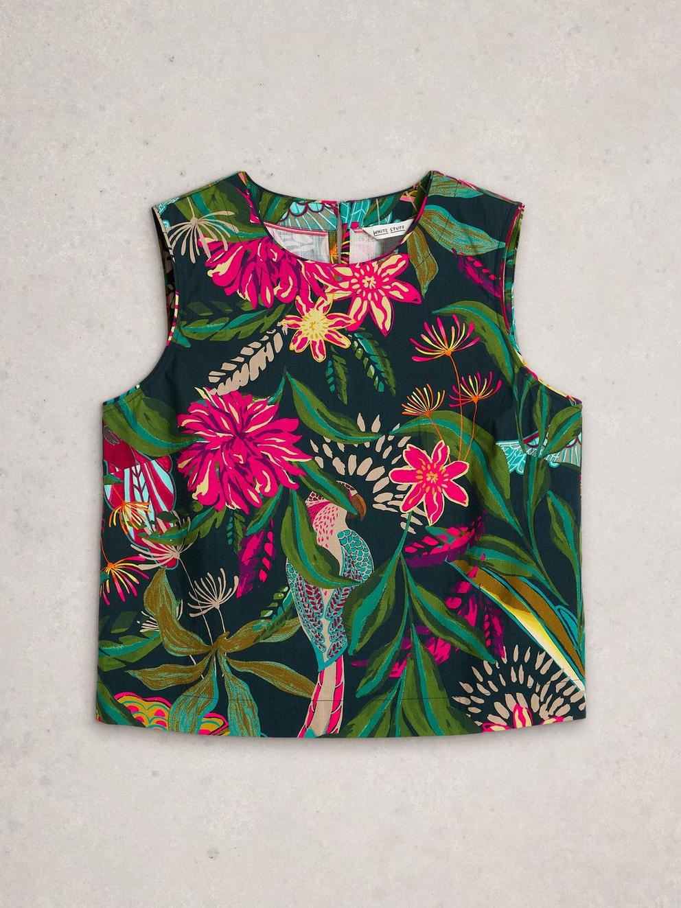 Matilda Vest in GREEN PR - FLAT FRONT