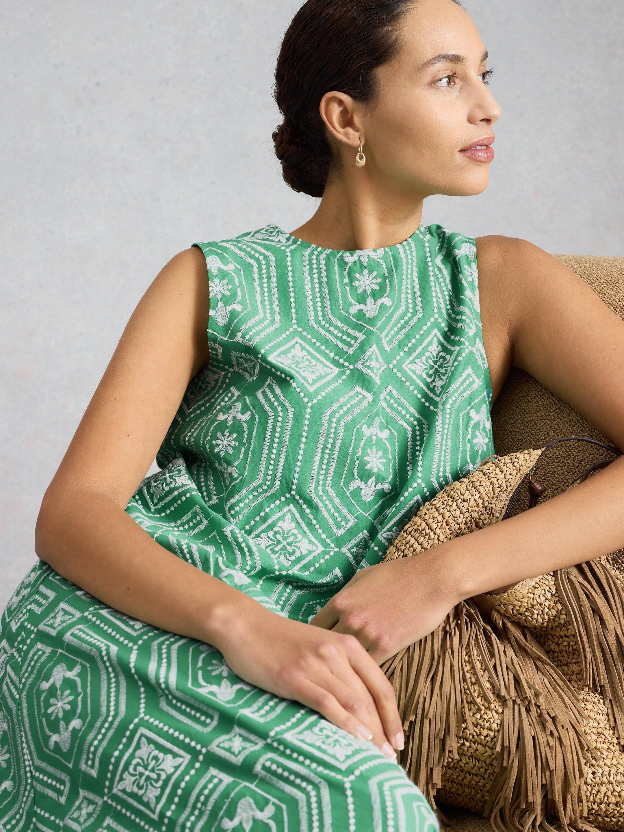 Hallie Embroidered Top