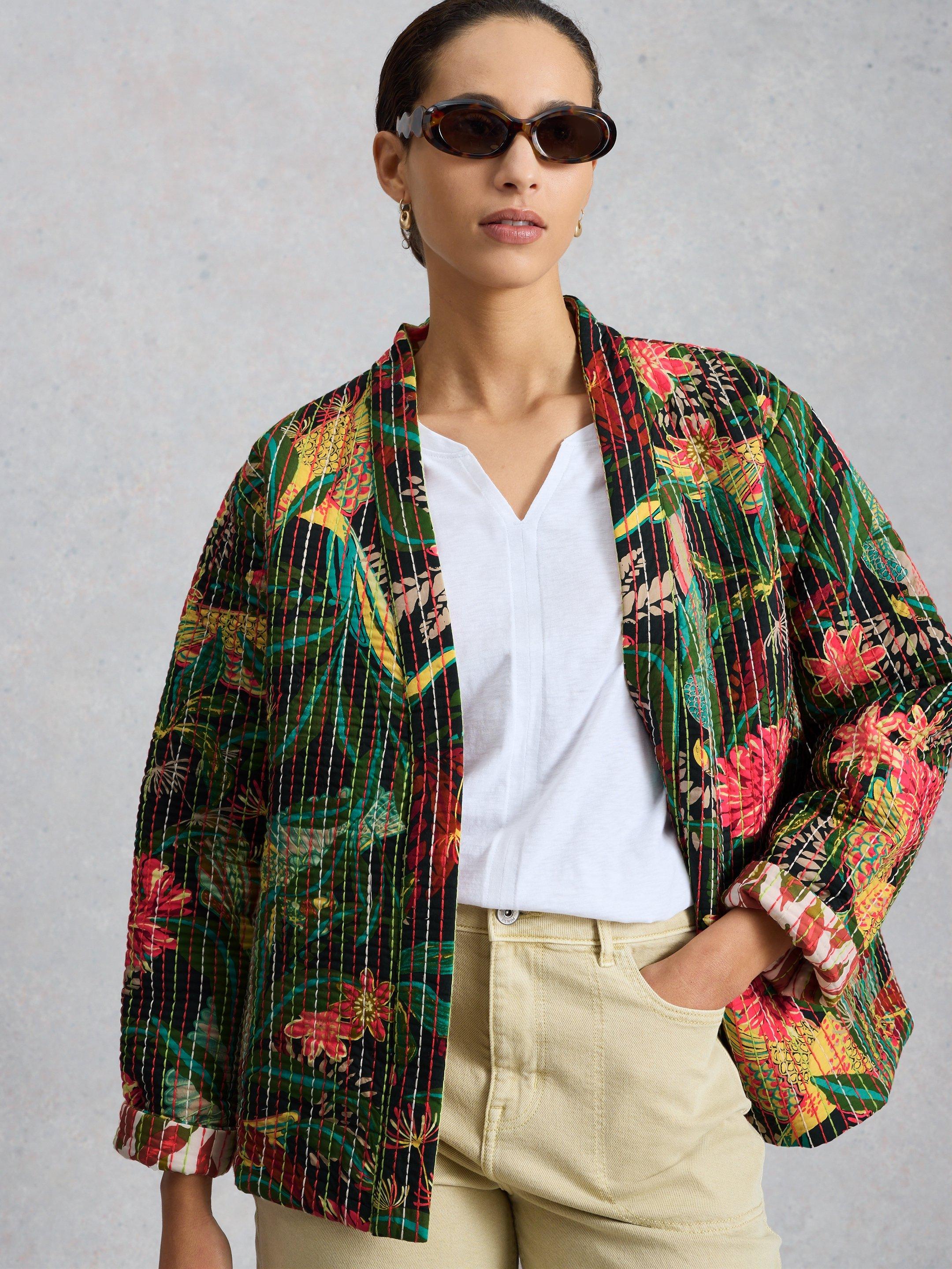 Printed Quilted Jacket
