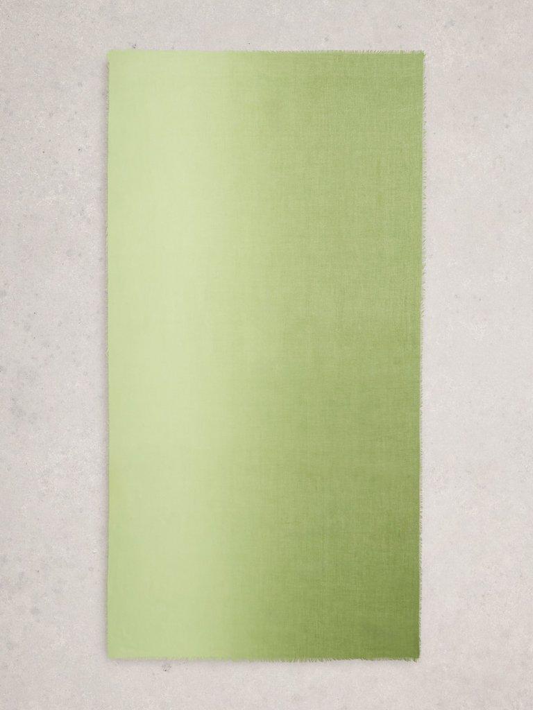Plain Penny Oversized Scarf in MID GREEN - FLAT BACK