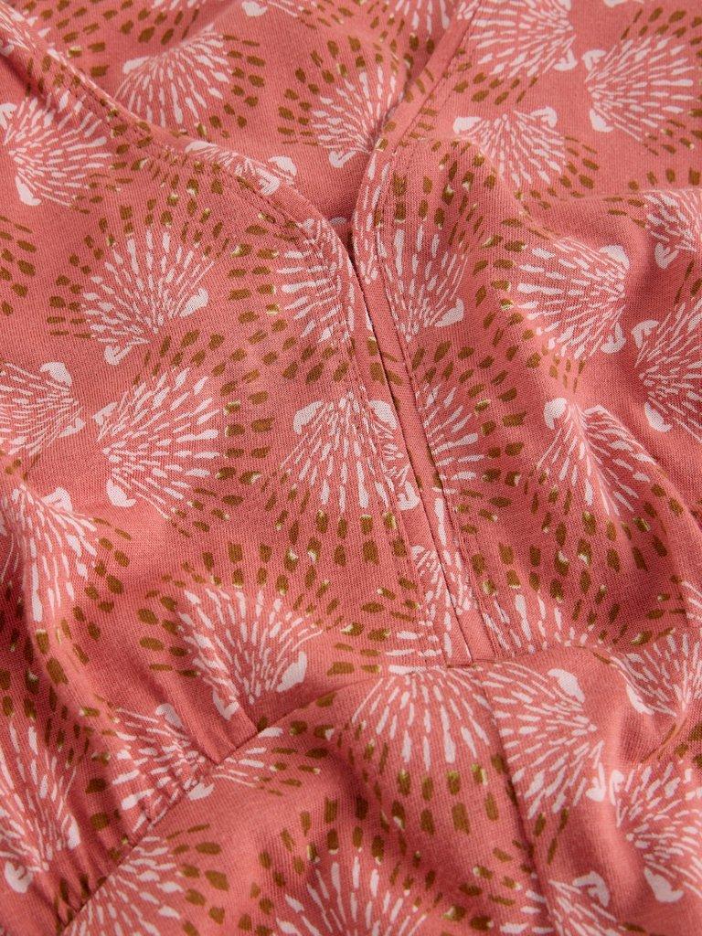Megan Jersey Dress in PINK PR - FLAT DETAIL