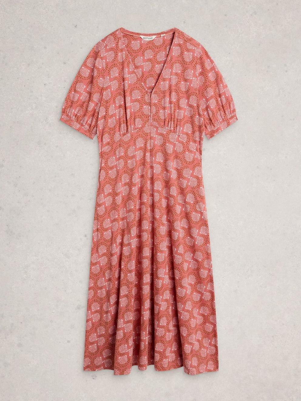 Megan Jersey Dress in PINK PR - FLAT FRONT