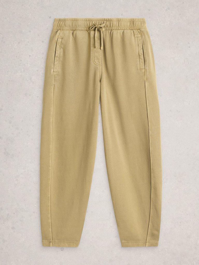 Daydreamer Barrel Jogger in KHAKI GRN - FLAT FRONT