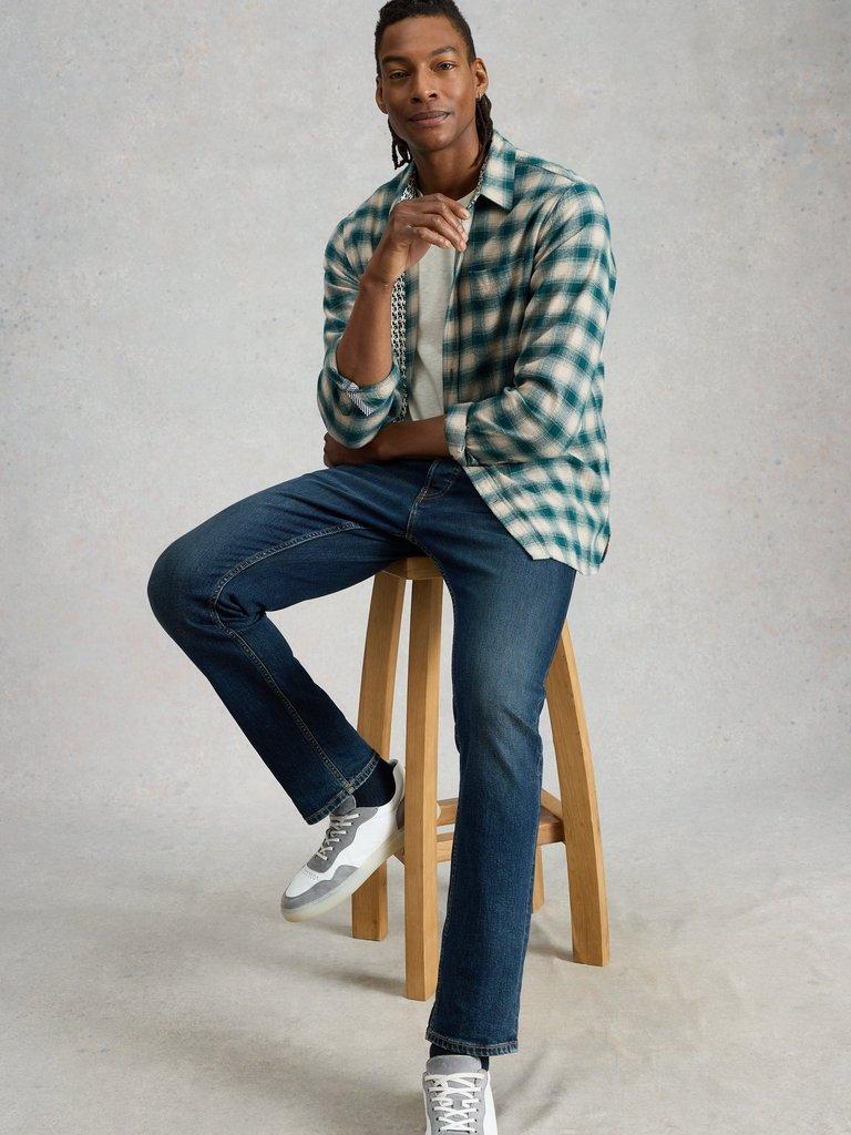 Stratford Slim Jean in DK DENIM - LIFESTYLE