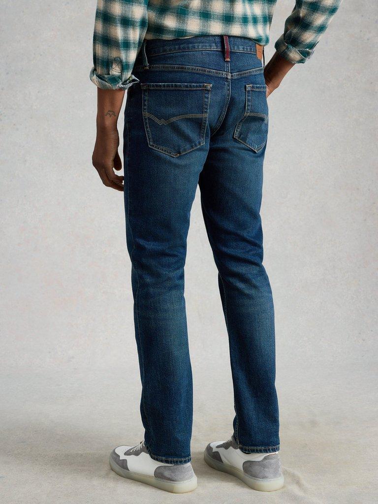 Stratford Slim Jean in DK DENIM - MODEL BACK
