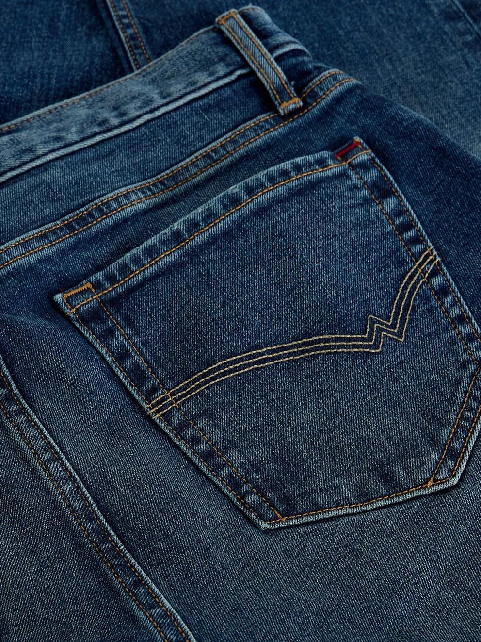 Stratford Slim Jean in MID DENIM - FLAT DETAIL