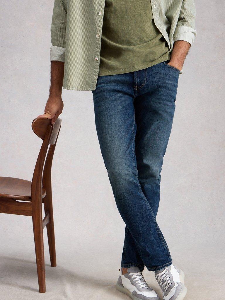 Stratford Slim Jean in MID DENIM - LIFESTYLE