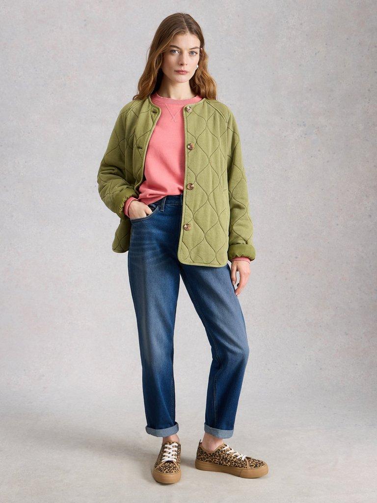 Freya Weekend Ankle Length Jean in MID DENIM - MODEL FRONT