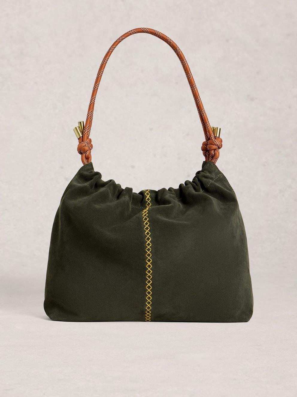 Callie Shoulder Bag in KHAKI GRN - LIFESTYLE