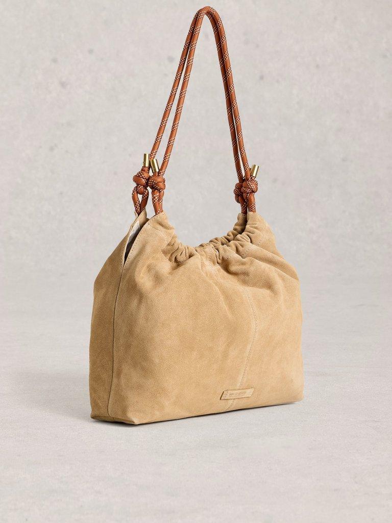 Callie Shoulder Bag in LGT NAT - FLAT BACK