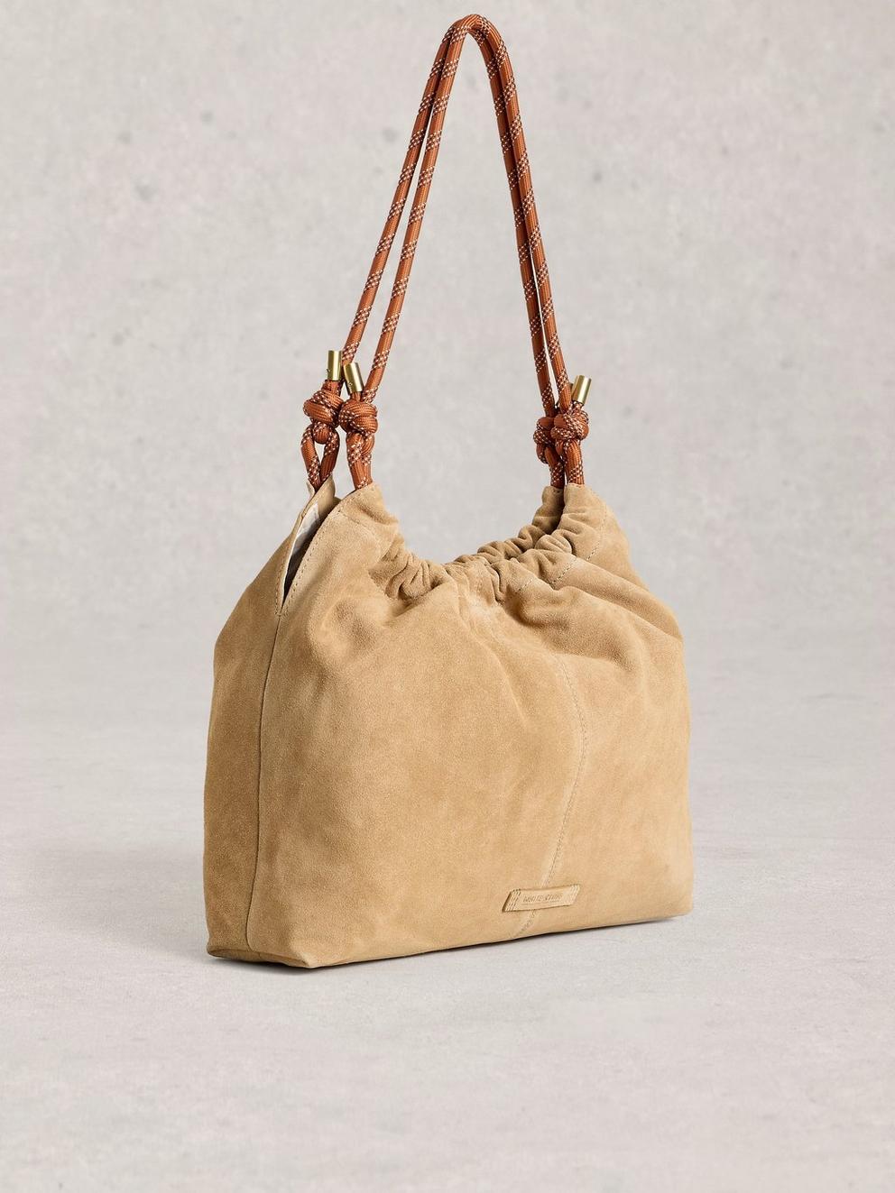 Callie Shoulder Bag in LGT NAT - FLAT BACK