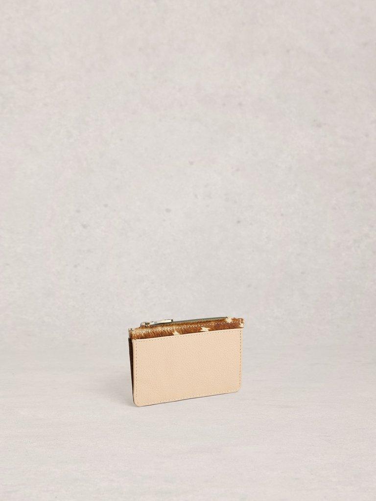 Celia Card Holder in NAT MLT - FLAT FRONT