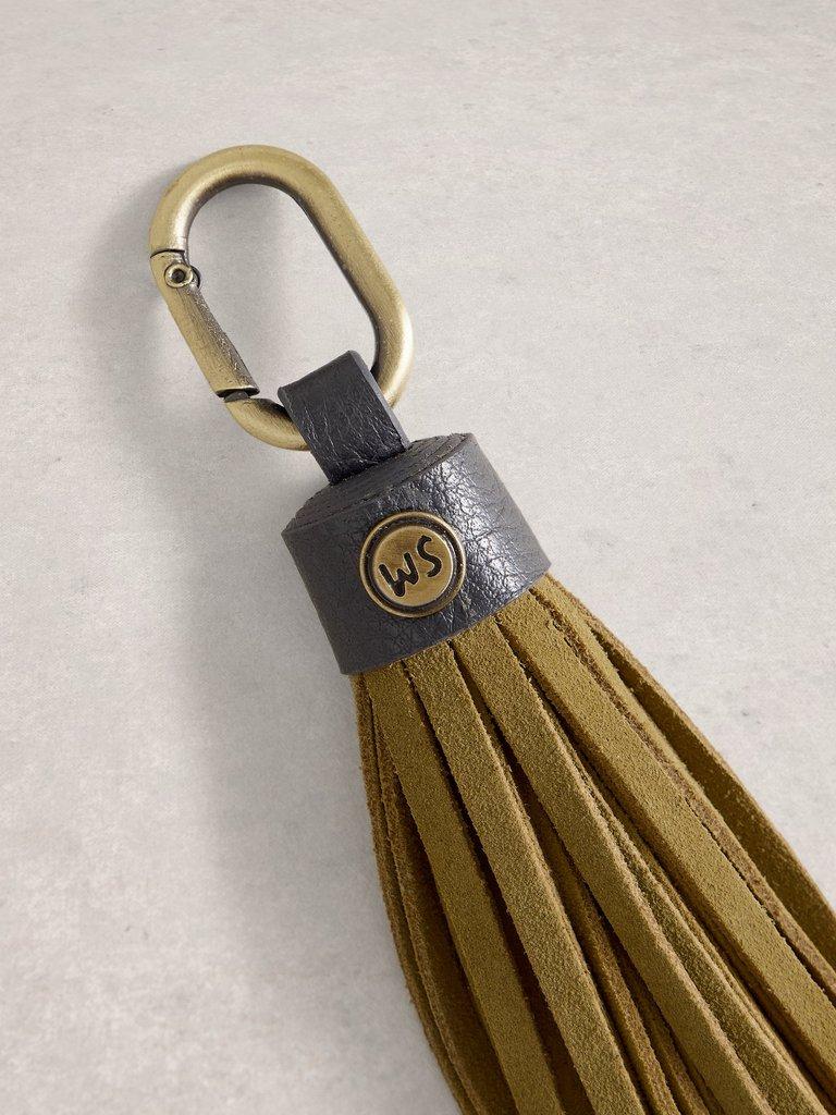 Tassel Bag Keyring in MID CHART - FLAT DETAIL