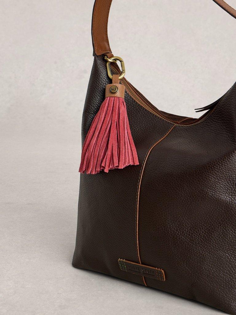 Tassel Bag Keyring in MID PINK - LIFESTYLE
