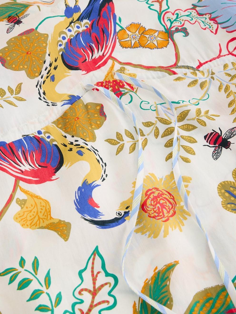 Nina Lightweight Nightie in IVORY PR - FLAT DETAIL