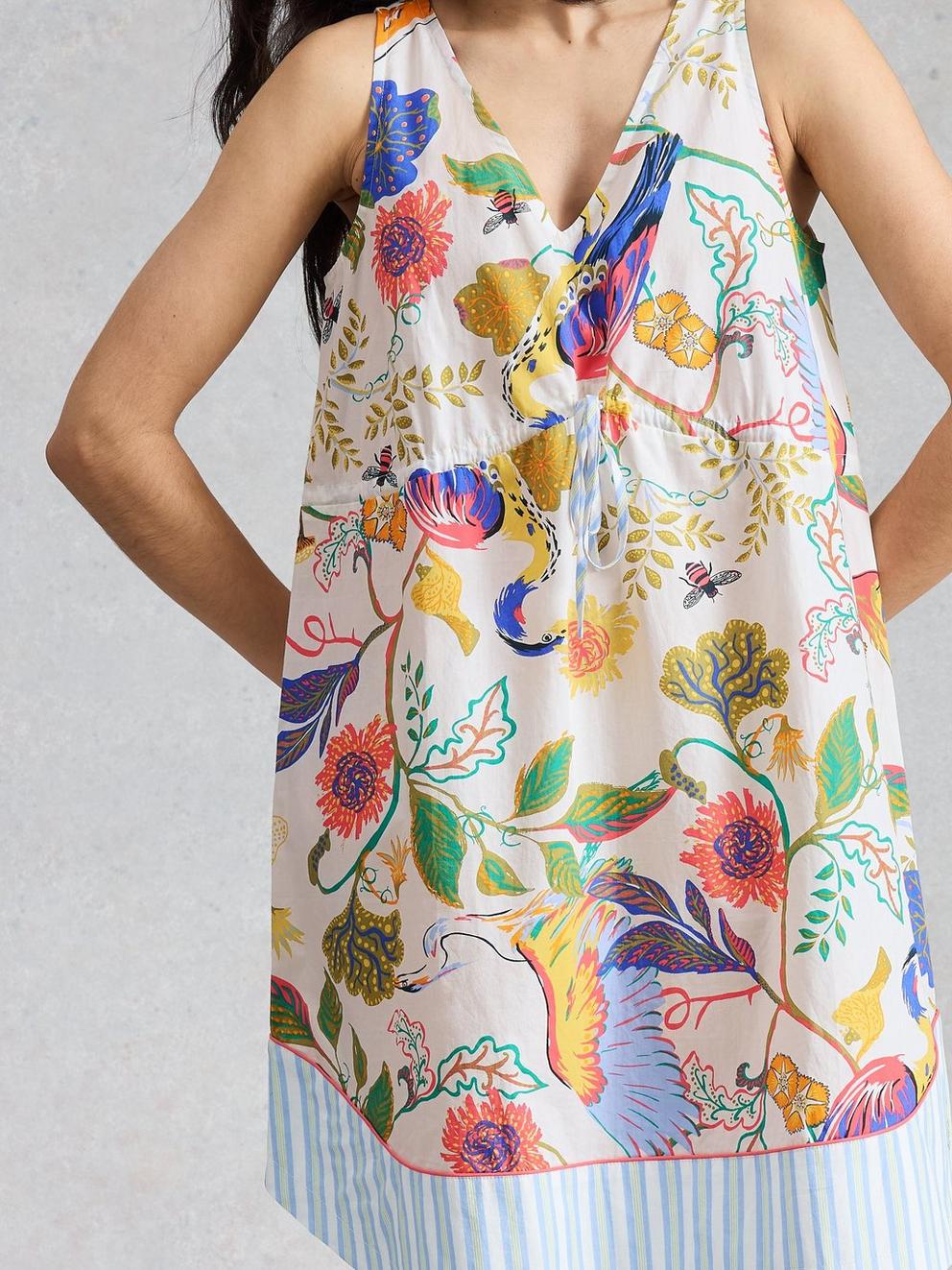 Nina Lightweight Nightie in IVORY PR - MODEL DETAIL