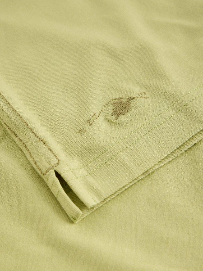 Maya Vest in LGT GREEN - FLAT DETAIL