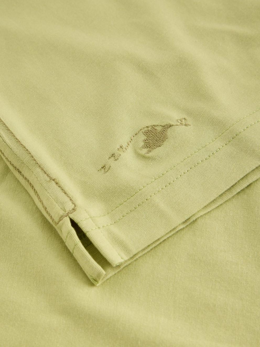 Maya Vest in LGT GREEN - FLAT DETAIL