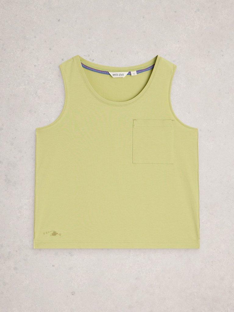 Maya Vest in LGT GREEN - FLAT FRONT