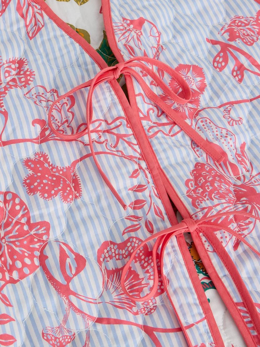 Mia Gilet in IVORY PR - FLAT DETAIL