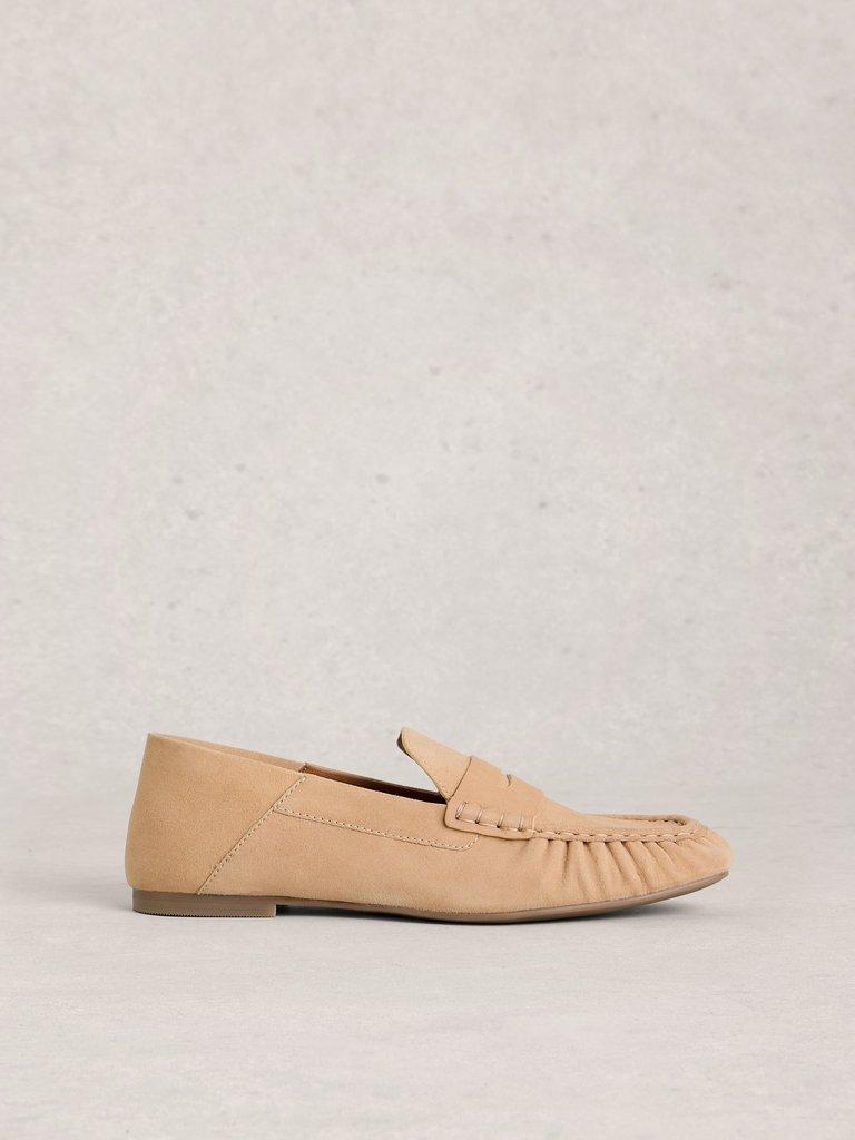 Lola Ruched Loafer in LIGHT TAN - LIFESTYLE