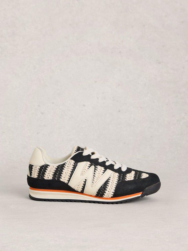 Lucy Lace Up Trainers in BLK MLT - LIFESTYLE