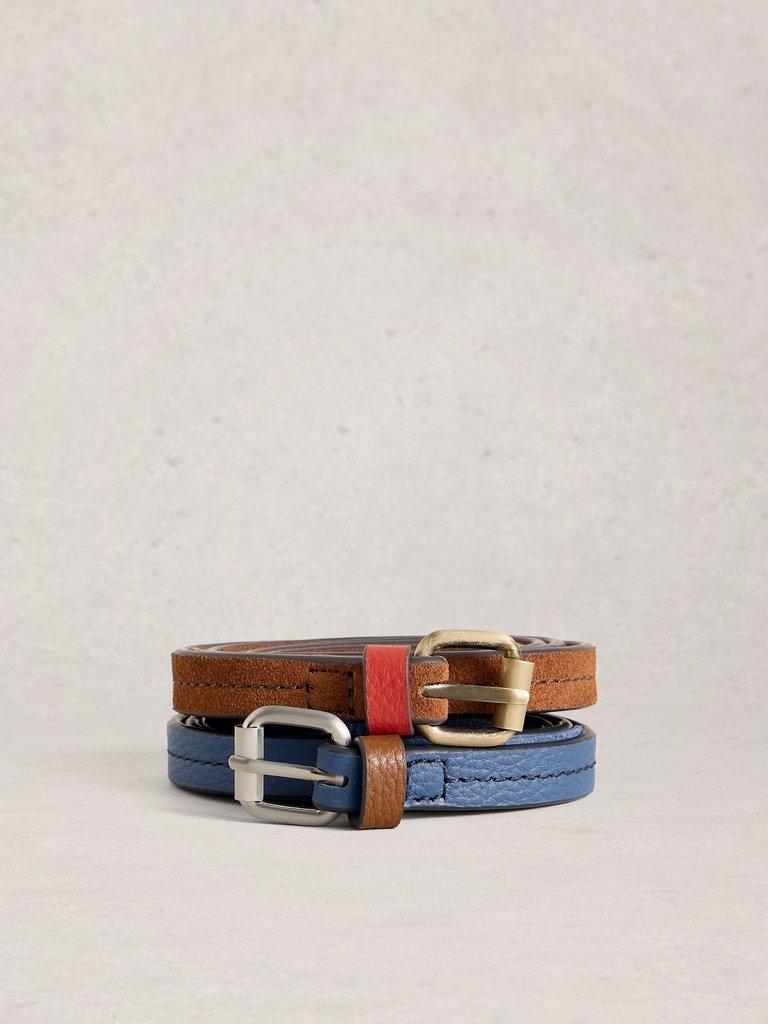 2 Pack Belts in TAN MULTI - LIFESTYLE