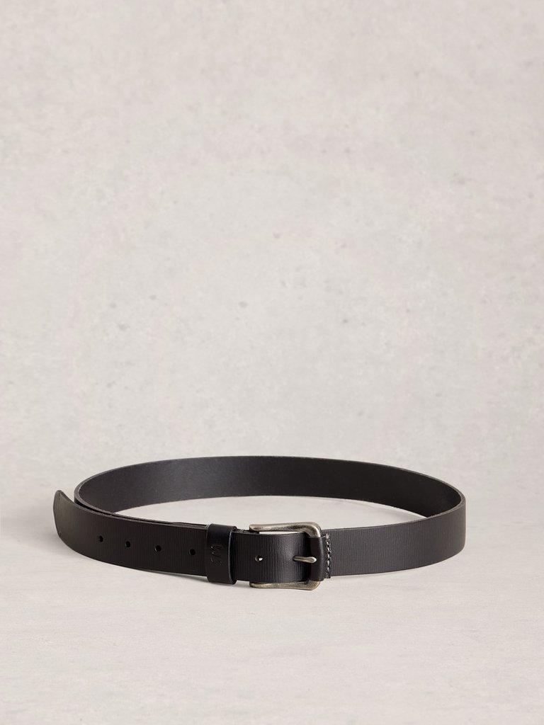 Everyday Belt in PURE BLK - FLAT BACK