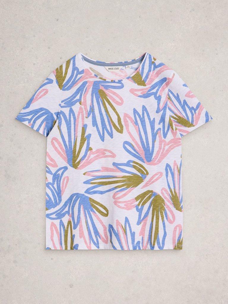 ABBIE T-SHIRT in IVORY PR - FLAT FRONT