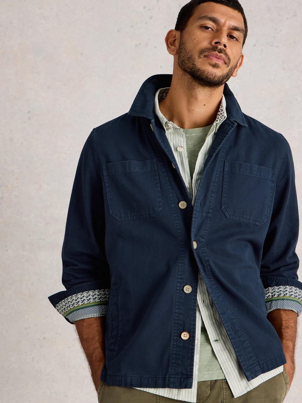 Norfolk Workwear Jacket in DARK NAVY - LIFESTYLE