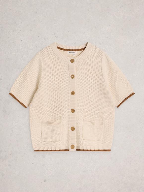 ISABELLA WAVY CARDI in IVORY MULTI | White Stuff US