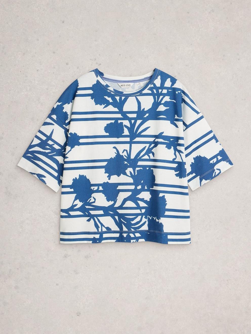 KATYA T-SHIRT in WHITE PR - FLAT FRONT