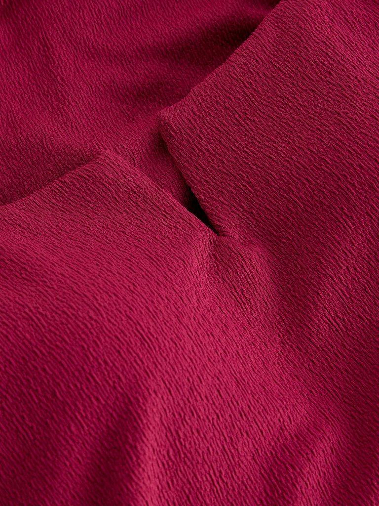 Gabrielle Texture Swimsuit in MID PURPLE - FLAT DETAIL